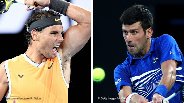 glas Lege med dobbelt Australian Open: Novak Djokovic to face Rafael Nadal in men′s final |  Sports | German football and major international sports news | DW |  25.01.2019