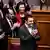 الکسیس تسیپراس، نخست‌وزیر یونان در پارلمان پس از تصویب تغییر نام مقدونیه شمالی