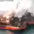 
Krim |  Brand von Schiffen in der Straße von Kertsch