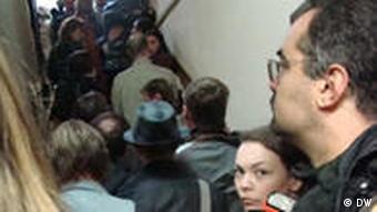 Журналисты, собравшиеся на процесс Кадыров против Орлова