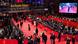 Bird's eye view of the Berlinale red carpet with crowded press area Bird's eye view of the Berlinale red carpet with crowded press area