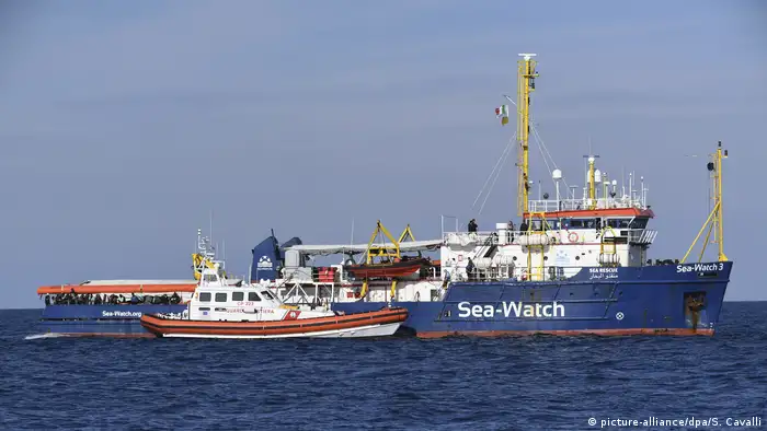 Sea Watch 3 on the Mediterranean