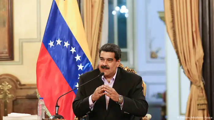 Venezuela, Caracas: Nicolas Maduro hält eine Ansprache