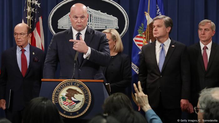 USA Anklage gegen Huawei & Meng Wanzhou | Matthew Whitaker, Attorney General & Wilbur Ross, Handelsminister