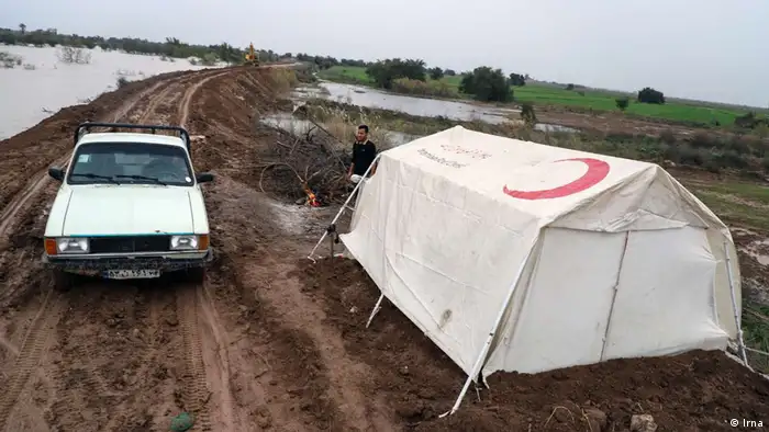 هم‌زمان با خوزستان در ۱۱ استان ایران سیل و طوفان و برف و کولاک آمد. رئیس سازمان امداد و نجات هلال احمر گفت‌ که این سازمان ظرف دو روز در ۸۹ شهر، روستا و محور کوهستانی امدادرسانی کرده است. 