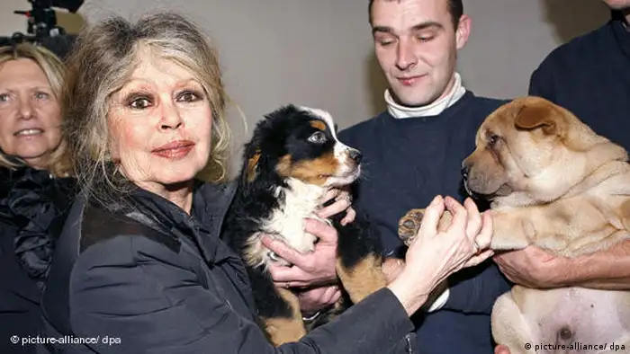 Brigitte Bardot besucht Tierschutzzentrum in Nizza