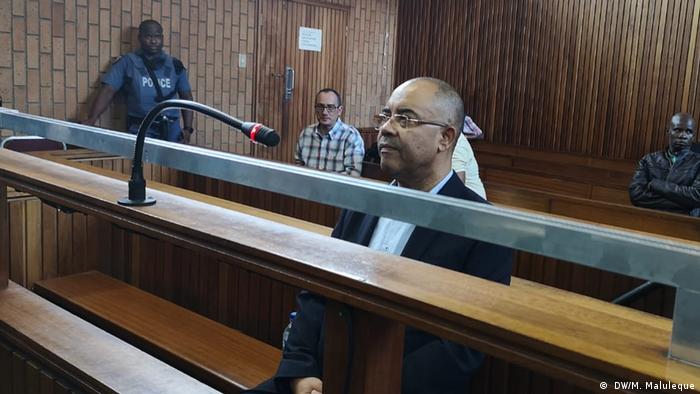 Manuel Chang em tribunal na África do Sul