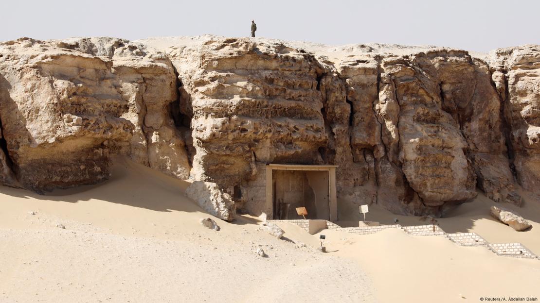 The ancient burial site in Minya