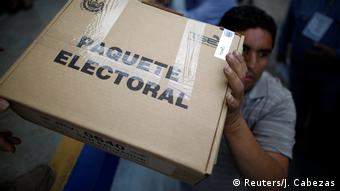 El Salvador Präsidentschaftswahl | Wahllokal in San Marcos