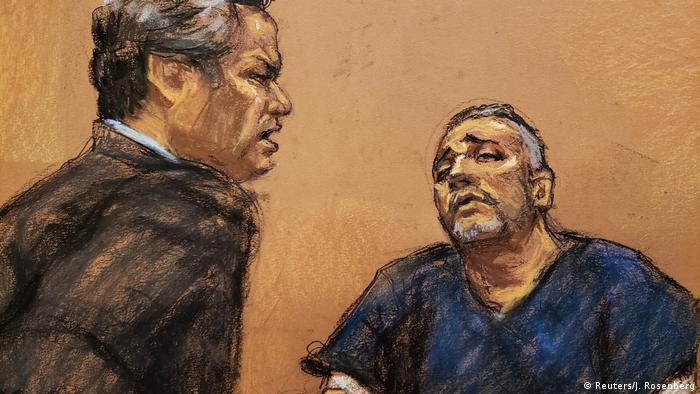USA Prozess El Chapo - Joaquin Guzman | Zeuge Alex Cifuentes
