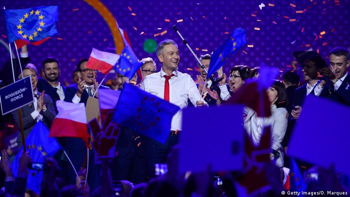 Polen liberaler Politiker Robert Biedron Wiosna