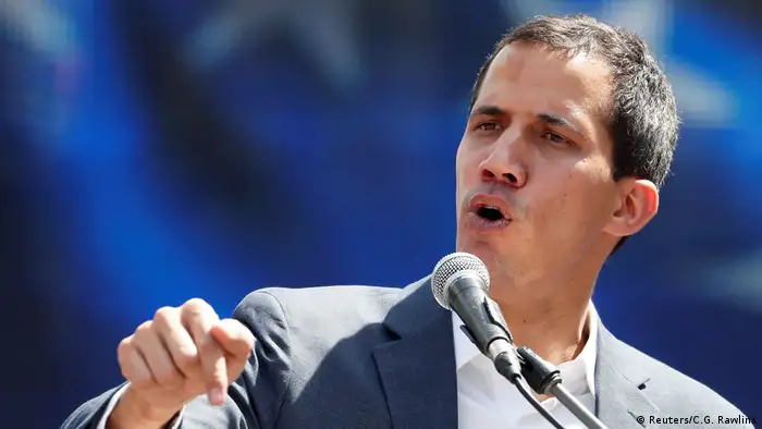 Venezuela Juan Guaido, Oppositionsführer & Interimspräsident in Caracas