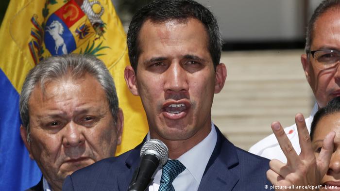 Venezuela Juan Guaido Oppositionsführer in Caracas