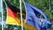 Deutsche Flagge und Nato-Flagge Deutsche Flagge und Nato-Flagge