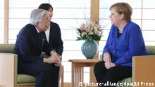 Bundeskanzlerin Merkel in Japan (picture-alliance/dpa/Jiji Press)