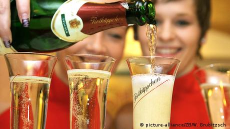 German sparkling wine Rotkäppchen