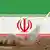 Iranian flag and missile