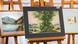 A picture taken in 2019 shows a watercolor entitled "Buschgruppe" (bush group) signed "A. Hitler" on display at the Weidler auction house A picture taken in 2019 shows a watercolor entitled "Buschgruppe" (bush group) signed "A. Hitler" on display at the Weidler auction house