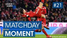 2009, Spiel Bayern - Schalke (MD21) - Lewandowski_Vorlage per Fallrückzieher für Serge Gnabry.