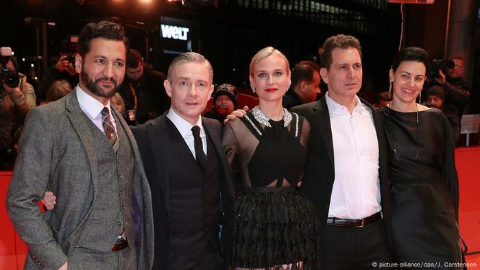 Berlin - 69. Berlinale: Cas Anvar, Martin Freeman, Diane Kruger, Aglika Dotcheva zur Premiere des Films «The Operative