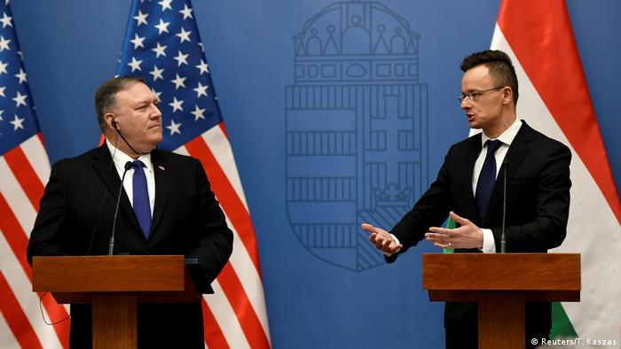 Ungarn - Ungarischer Außenminister Szijarto empfängt US-Außenminister Pompeo in Budapest (Reuters/T. Kaszas)