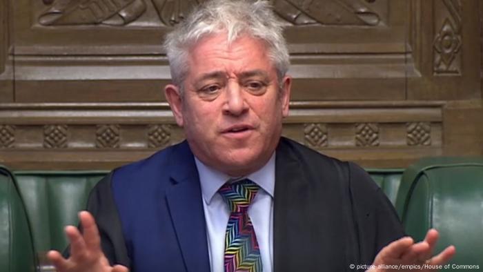 Großbritannien Debatte zum Brexit im Unterhaus in London | John Bercow, Speaker (picture-alliance/empics/House of Commons)