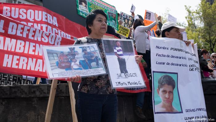Mexiko Internationaler Tag der Verschwundenen Demonstration in Mexiko-Stadt (CICR/B. Islas)
