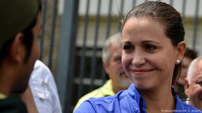 María Corina Machado encabeza el partido Vente Venezuela (archivo)