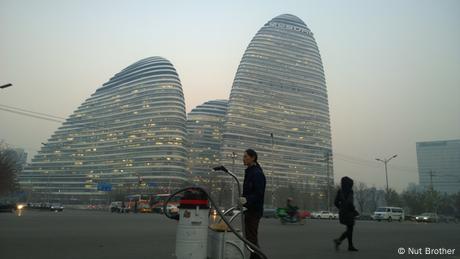 China Kunstaktion Nut Brother in Beijing / Peking. (Nut Brother)