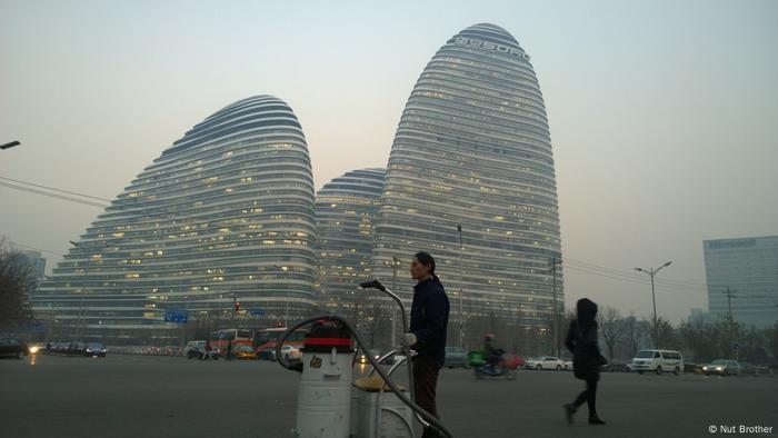 China Kunstaktion Nut Brother in Beijing / Peking. (Nut Brother)