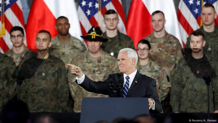 Polen USA l Neue US-Raketen-Systeme für Polen l Mike Pence zu Besuch in Polen