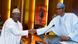Nigeria Prof. Mahmoud Yakubu (L) Präsident Muhhamadu Buhari Nigeria Prof. Mahmoud Yakubu (L) Präsident Muhhamadu Buhari