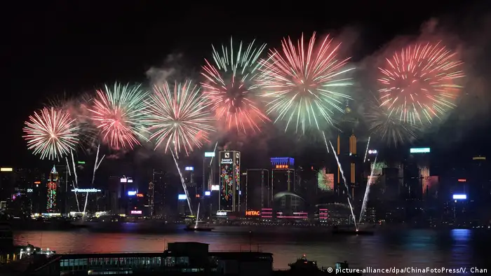 China Feier des Mond-Neujahr in Hong Kong