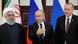 Russian President Vladimir (middle) gestures with Turkish President Recep Tayyip Erdogan and Iranian President Hassan Rouhani by his side Russian President Vladimir (middle) gestures with Turkish President Recep Tayyip Erdogan and Iranian President Hassan Rouhani by his side