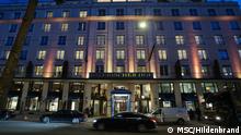 
Munich Security Conference 2019, 15. Februar 2019, 08:39
A view of the conference venue
Hotel Bayerischer Hof - the conference venue of the Munich Security Conference 2019.
Bildquelle: MSC / Hildenbrand
