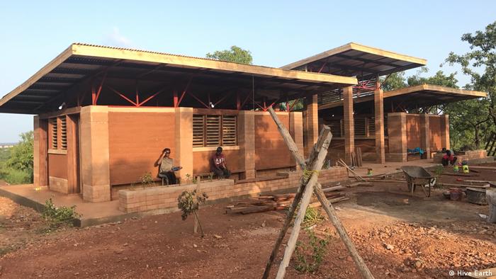 A new mud house in Ghana