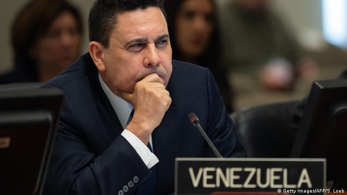 USA UN l Venezuelas UNO-Botschafter Samuel Moncada (Getty Images/AFP/S. Loeb)