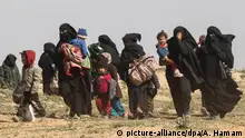 إجلاء مدنيين من آخر معاقل داعش في شرق سوريا
