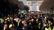 Protesters wearing yellow vests walk down the Champs Elysees from the Arc de Triomphe as they take part in a demonstration Protesters wearing yellow vests walk down the Champs Elysees from the Arc de Triomphe as they take part in a demonstration