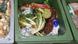 food in a garbage bin food in a garbage bin