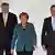 Horst Seehofer, Angela Merkel und Guido Westerwelle (Foto: AP)