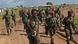 Somali soldiers walk at Sanguuni military base, about 450 kilometers south of Mogadishu Somali soldiers walk at Sanguuni military base, about 450 kilometers south of Mogadishu