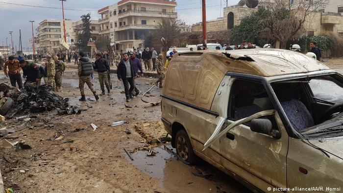 Syrien, Aleppo: Terroranschlag in Afrin