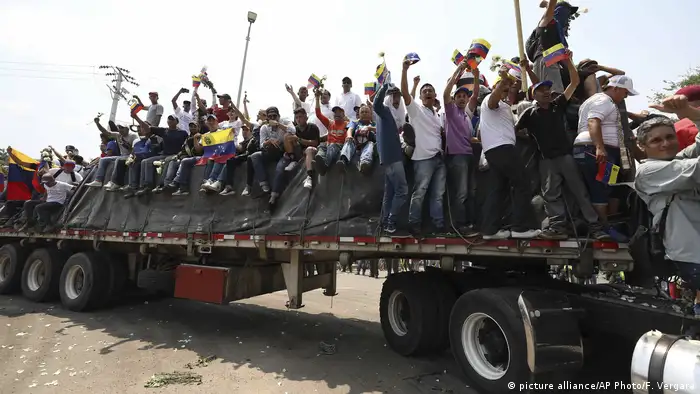 Kolumbien Hilfslieferungen für Venezuela