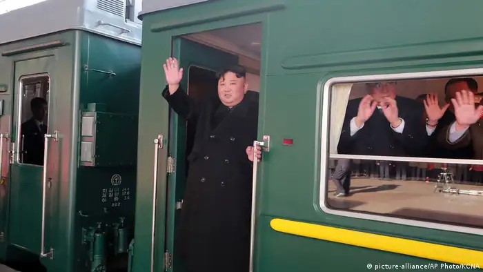 Nordkorea Abfahrt Kim Jong Un nach Vietnam