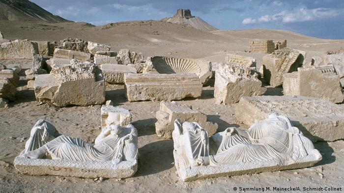 Syrien, im Tal der Gräber von Palmyra (Sammlung M. Meinecke/A. Schmidt-Colinet)