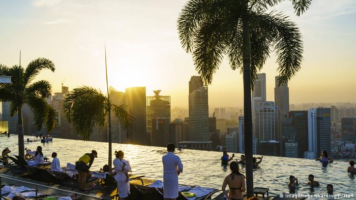 Infinity Pool готелю Marina Bay Sands - басейн у Сінгапурі