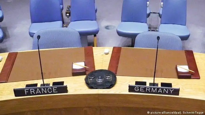 The German and French seats on the UN Security Council