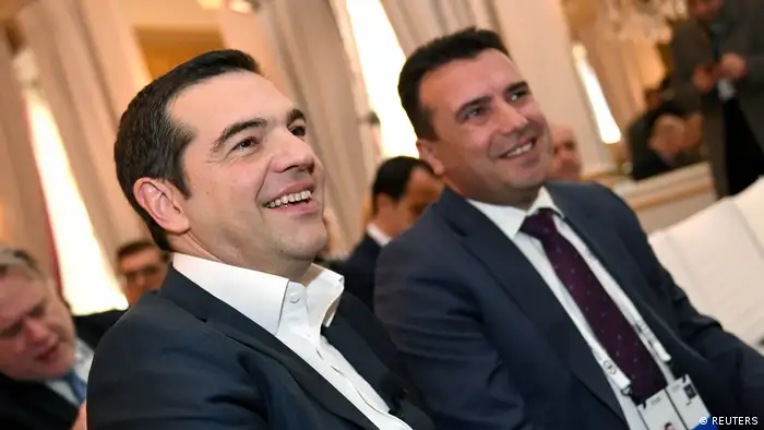 Münchener Sicherheitskonferenz 2019 Tsipras und Zaev