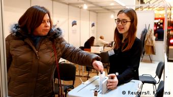 На избирательном участке в Таллине